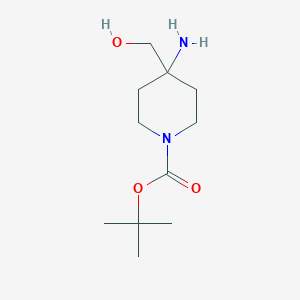 Tert-butyl 4-amino-4-(hydroxymethyl)piperidine-1-carboxylate
