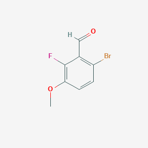 6-Bromo-2-fluoro-3-methoxybenzaldehyde