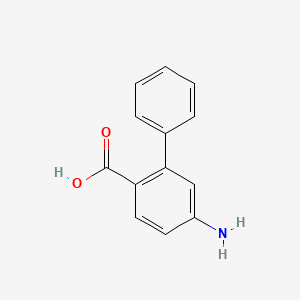 B1292087 5-Amino-biphenyl-2-carboxylic acid CAS No. 754166-77-3