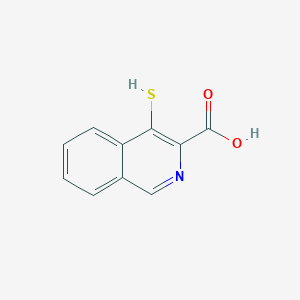 molecular formula C10H7NO2S B12921082 4-Sulfanylisoquinoline-3-carboxylic acid CAS No. 61830-03-3