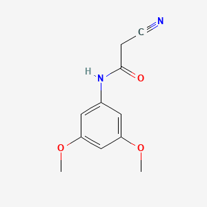molecular formula C11H12N2O3 B1292131 2-Cyano-N-(3,5-dimethoxyphenyl)acetamide CAS No. 498012-47-8
