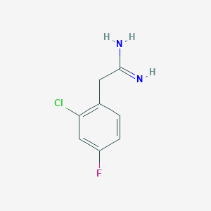 Benzeneethanimidamide, 2-chloro-4-fluoro-