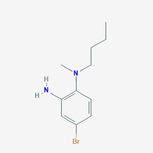 molecular formula C11H17BrN2 B1292154 4-Bromo-N1-butyl-N1-methylbenzene-1,2-diamine CAS No. 1017032-76-6