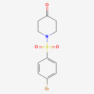 1-((4-Bromophenyl)sulfonyl)piperidin-4-one