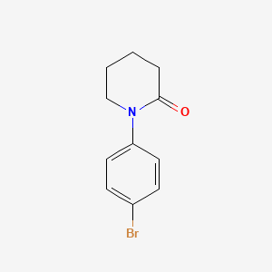 molecular formula C11H12BrNO B1292168 1-(4-Bromophenyl)piperidin-2-one CAS No. 27471-43-8