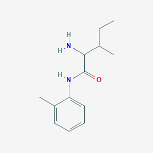 molecular formula C13H20N2O B1292176 2-amino-3-methyl-N-(2-methylphenyl)pentanamide 