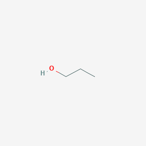 molecular formula C3H8O<br>C3H8O<br>CH3CH2CH2OH B129219 Propanol CAS No. 71-23-8