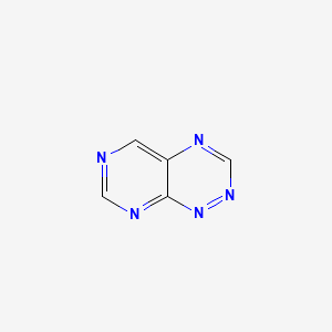 molecular formula C5H3N5 B12921982 7-Azapteridine CAS No. 254-99-9