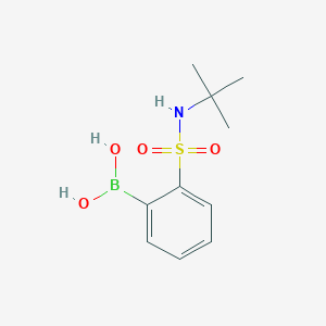 molecular formula C10H16BNO4S B129220 2-(Tert-butylamino)sulfonylphenylboronic acid CAS No. 150691-04-6