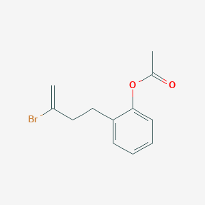 4-(2-Acetoxyphenyl)-2-bromo-1-butene