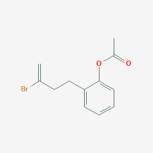 molecular formula C12H13BrO2 B1292205 4-(2-Acetoxyphenyl)-2-bromo-1-butene CAS No. 890097-76-4