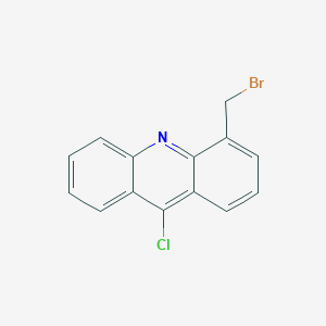 molecular formula C14H9BrClN B12922100 4-(Bromomethyl)-9-chloroacridine CAS No. 15971-23-0