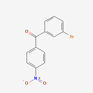molecular formula C13H8BrNO3 B1292218 3-溴-4'-硝基二苯甲酮 CAS No. 760192-92-5