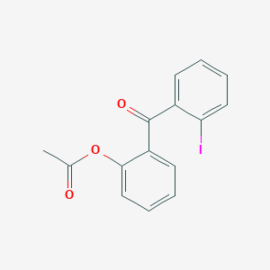 molecular formula C15H11IO3 B1292226 2-Acetoxy-2'-iodobenzophenone CAS No. 890099-22-6