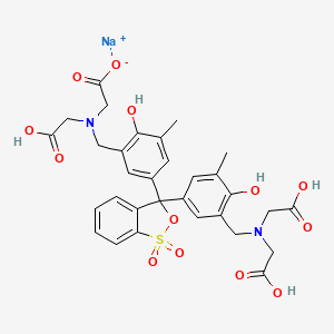 molecular formula C31H31N2NaO13S B12922356 XYlenol Orange xsodium salt 