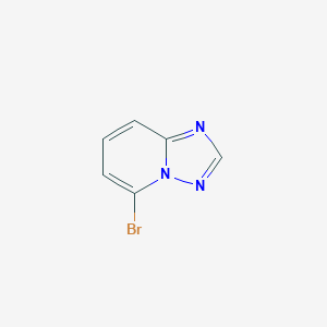 molecular formula C6H4BrN3 B129225 5-Bromo-[1,2,4]triazolo[1,5-A]pyridine CAS No. 143329-58-2