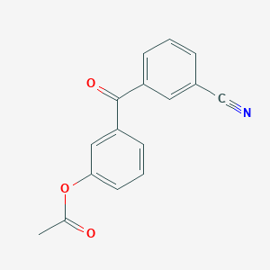 3-Acetoxy-3'-cyanobenzophenone