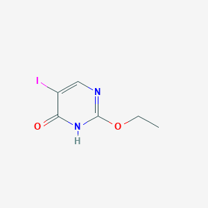 molecular formula C6H7IN2O2 B12922764 2-Ethoxy-5-iodopyrimidin-4(3H)-one CAS No. 222737-72-6