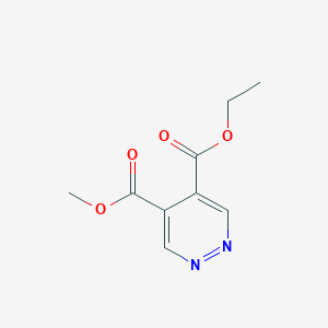 molecular formula C9H10N2O4 B12922765 Ethyl methyl pyridazine-4,5-dicarboxylate CAS No. 110911-24-5