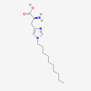 molecular formula C16H29N3O2 B12922789 1-Decyl-L-histidine CAS No. 189095-13-4