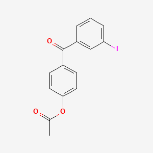 4-Acetoxy-3'-iodobenzophenone