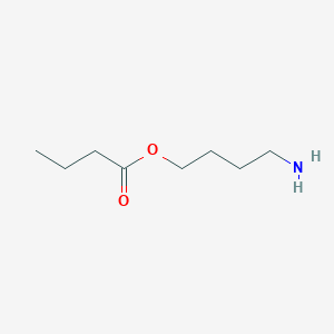 molecular formula C8H17NO2 B12922998 4-Aminobutyl butyrate 