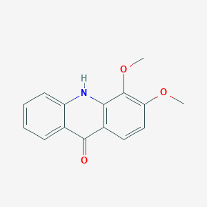 molecular formula C15H13NO3 B12923261 3,4-Dimethoxyacridin-9(10H)-one CAS No. 61762-84-3