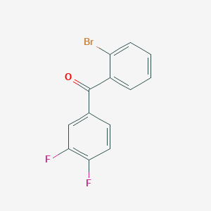 molecular formula C13H7BrF2O B1292336 2-Bromo-3',4'-difluorobenzophenone CAS No. 951891-65-9