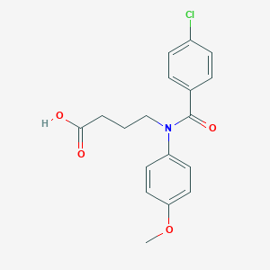 molecular formula C18H18ClNO4 B129234 Clanobutin CAS No. 30544-61-7