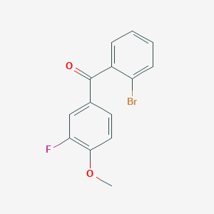 2-Bromo-3'-fluoro-4'-methoxybenzophenone