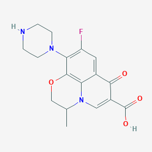 molecular formula C17H18FN3O4 B129235 N-Desmethyl ofloxacin CAS No. 82419-52-1