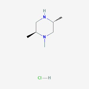 molecular formula C7H17ClN2 B12923556 (2S,5R)-1,2,5-trimethylpiperazine;hydrochloride 