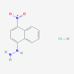 1-Hydrazino-4-nitronaphthalene hydrochloride