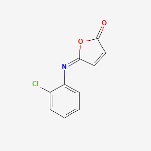 molecular formula C10H6ClNO2 B12923841 (5e)-5-[(2-Chlorophenyl)imino]furan-2(5h)-one CAS No. 71782-74-6