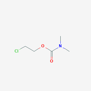 molecular formula C5H10ClNO2 B12923854 2-Chloroethyl dimethylcarbamate CAS No. 20485-86-3