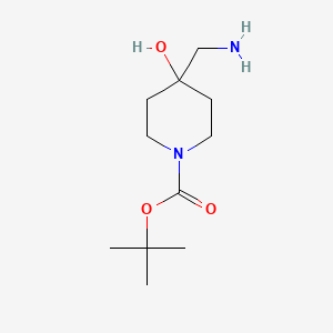 Tert-butyl 4-(aminomethyl)-4-hydroxypiperidine-1-carboxylate