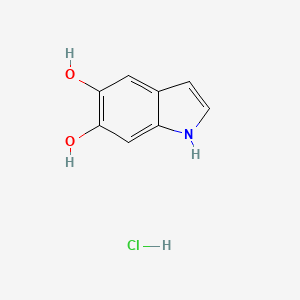 molecular formula C8H8ClNO2 B12923959 1H-Indole-5,6-diol hydrochloride 
