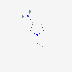 molecular formula C7H16N2 B1292396 1-Propyl-3-pyrrolidinamine CAS No. 1096836-49-5
