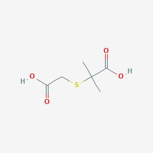 2-[(Carboxymethyl)sulfanyl]-2-methylpropanoic acid