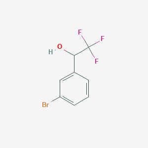 molecular formula C8H6BrF3O B1292404 1-(3-Bromophenyl)-2,2,2-trifluoroethanol CAS No. 446-63-9