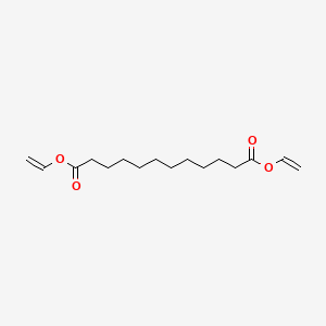 molecular formula C16H26O4 B12924055 Divinyl dodecanedioate 