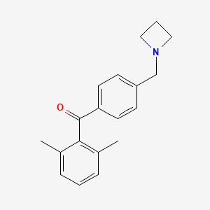4'-Azetidinomethyl-2,6-dimethylbenzophenone