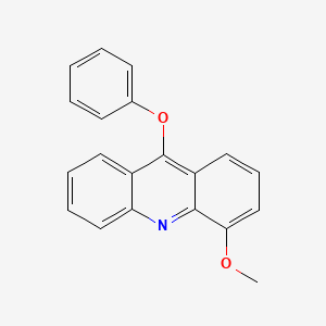 molecular formula C20H15NO2 B12924114 4-Methoxy-9-phenoxyacridine CAS No. 61078-22-6