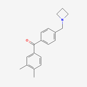 4'-Azetidinomethyl-3,4-dimethylbenzophenone