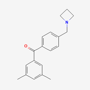 4'-Azetidinomethyl-3,5-dimethylbenzophenone
