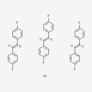 molecular formula C42H30F6Ni B12924138 Ni(4-Fstb)3 