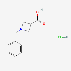 molecular formula C11H14ClNO2 B12924372 1-Benzylazetidine-3-carboxylic acid hydrochloride 