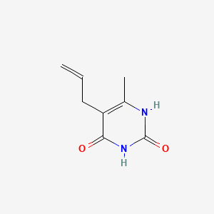 molecular formula C8H10N2O2 B12924507 5-Allyl-6-methyluracil CAS No. 94815-68-6