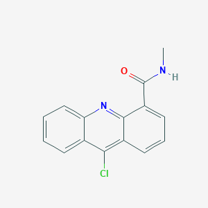 molecular formula C15H11ClN2O B12924537 9-Chloro-N-methylacridine-4-carboxamide CAS No. 63178-97-2