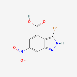 3-Bromo-6-nitro-1H-indazole-4-carboxylic acid